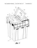 MEDICAL WASTE CONTAINER LID diagram and image