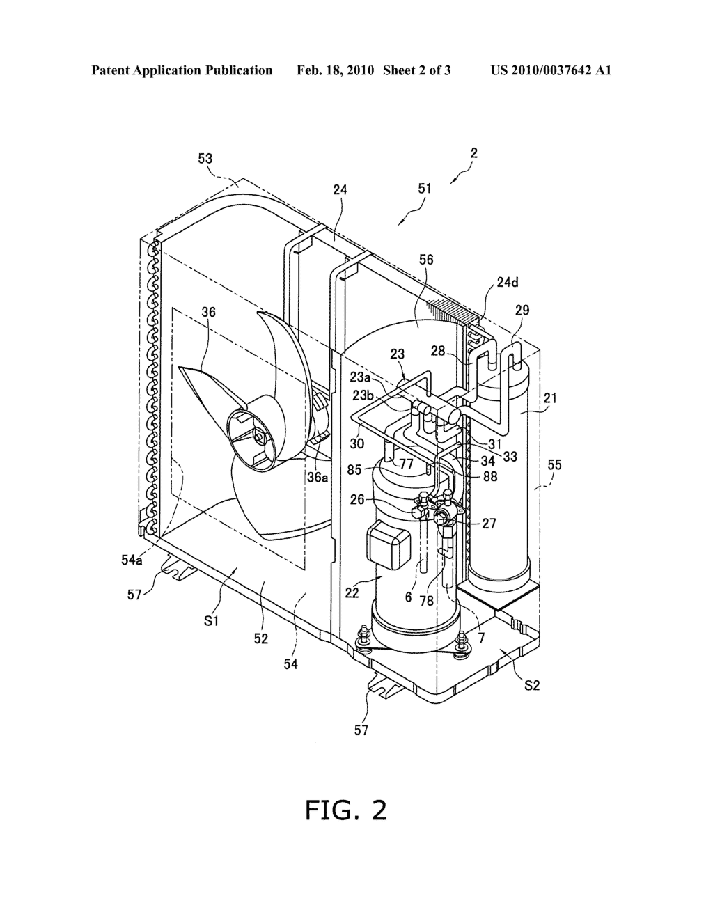 COMPRESSOR CAPACITY CONTROL OPERATION MECHANISM AND AIR CONDITIONER PROVIDED WITH SAME - diagram, schematic, and image 03