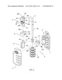 Dual-lock type padlock having double reminding function diagram and image