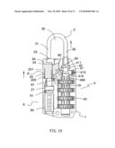 Dual-lock type padlock having double reminding function diagram and image