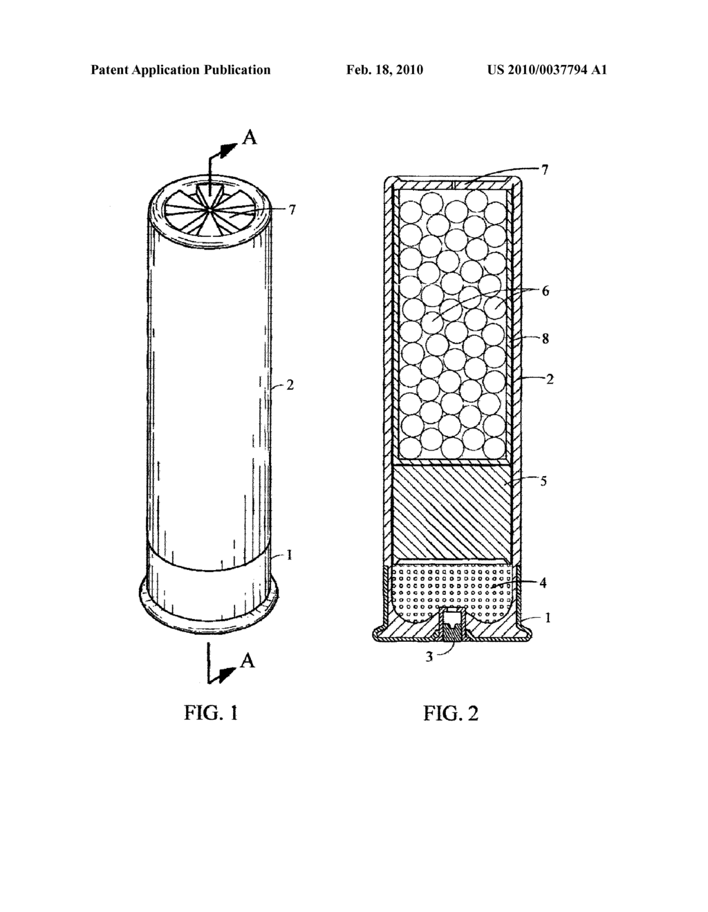 Shotgun Shells Having Colored Projectiles and Method of Using Same - diagram, schematic, and image 02