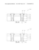 INTEGRATED CIRCUIT STRUCTURES AND FABRICATING METHODS THAT USE VOIDS IN THROUGH HOLES AS JOINING INTERFACES diagram and image