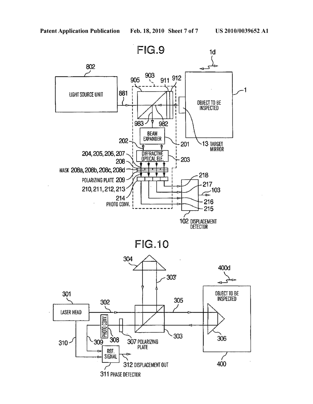 METHOD AND APPARATUS FOR MEASURING DISPLACEMENT OF A SAMPLE - diagram, schematic, and image 08