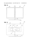 SUPPORT STRUCTURE FOR TWO OR MORE FLAT PANEL DEVICES diagram and image