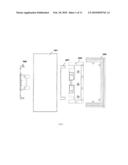 Powered wall mount media display and data transfer system diagram and image