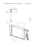 ASSEMBLY MECHANISM CAPABLE OF ASSEMBLING AN ELECTRONIC DEVICE QUICKLY AND HOLDING MODULE THEREOF diagram and image