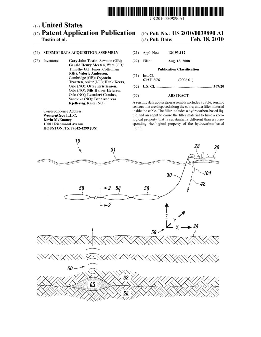 SEISMIC DATA ACQUISITION ASSEMBLY - diagram, schematic, and image 01