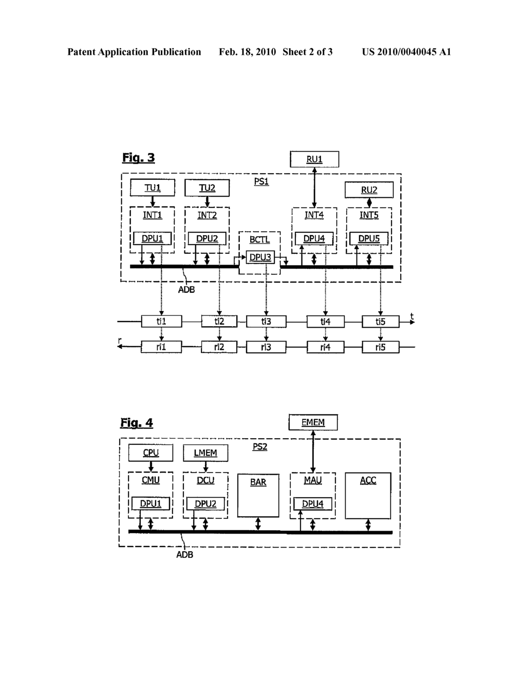 DATA PROCESSING SYSTEM HAVING DISTRIBUTED PROCESSING MEANS FOR USING INTRINSIC LATENCIES OF THE SYSTEM - diagram, schematic, and image 03