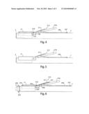 Telescoping member locking release device diagram and image