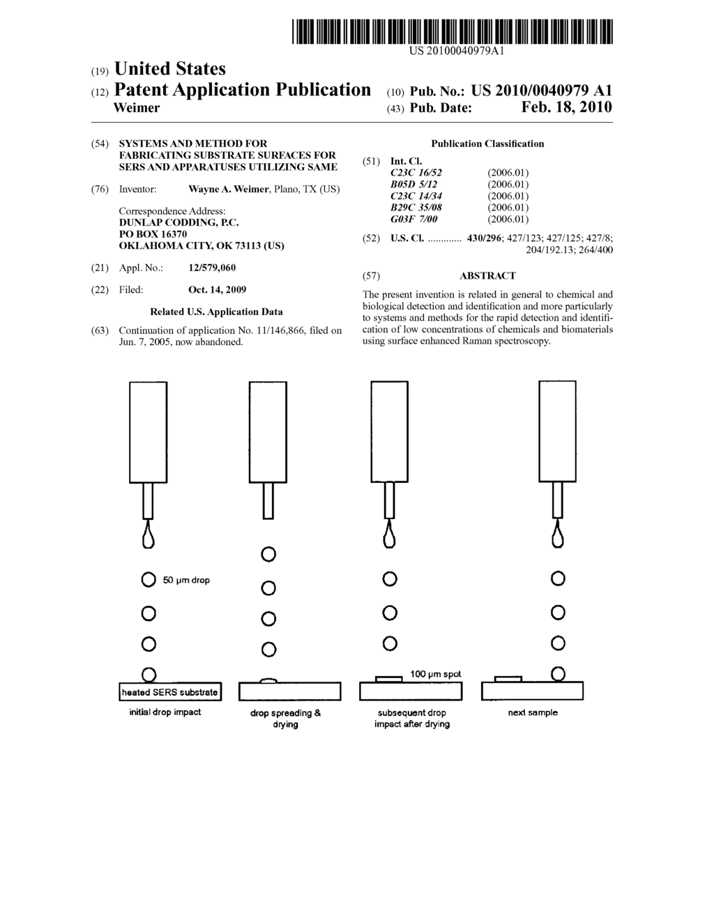 SYSTEMS AND METHOD FOR FABRICATING SUBSTRATE SURFACES FOR SERS AND APPARATUSES UTILIZING SAME - diagram, schematic, and image 01