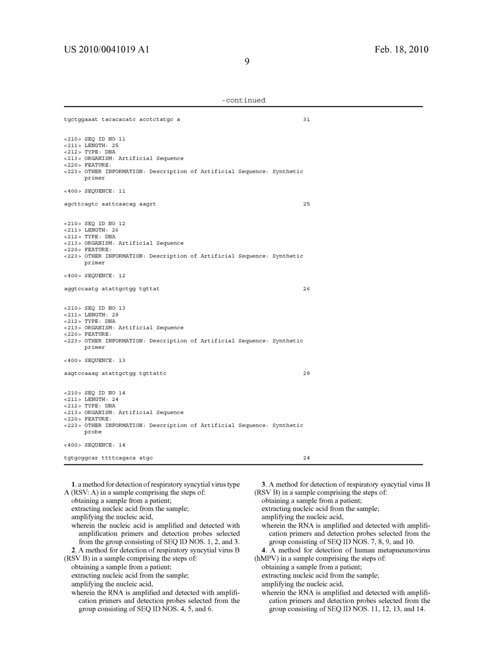 Methods of Screening for Respiratory Synctial Virus and Human Metapneumovirus - diagram, schematic, and image 11