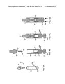 Mechanical device for mixing a fluid sample with a treatment solution diagram and image