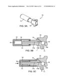 Mechanical device for mixing a fluid sample with a treatment solution diagram and image