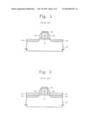 Methods of Fabricating MOS Transistors Having Recesses with Elevated Source/Drain Regions diagram and image