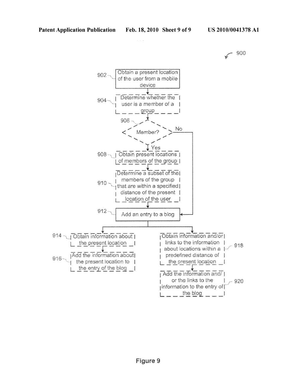 SYSTEM AND METHOD FOR AUTOMATICALLY GENERATING A USER PROFILE FROM LOCATION INFORMATION - diagram, schematic, and image 10