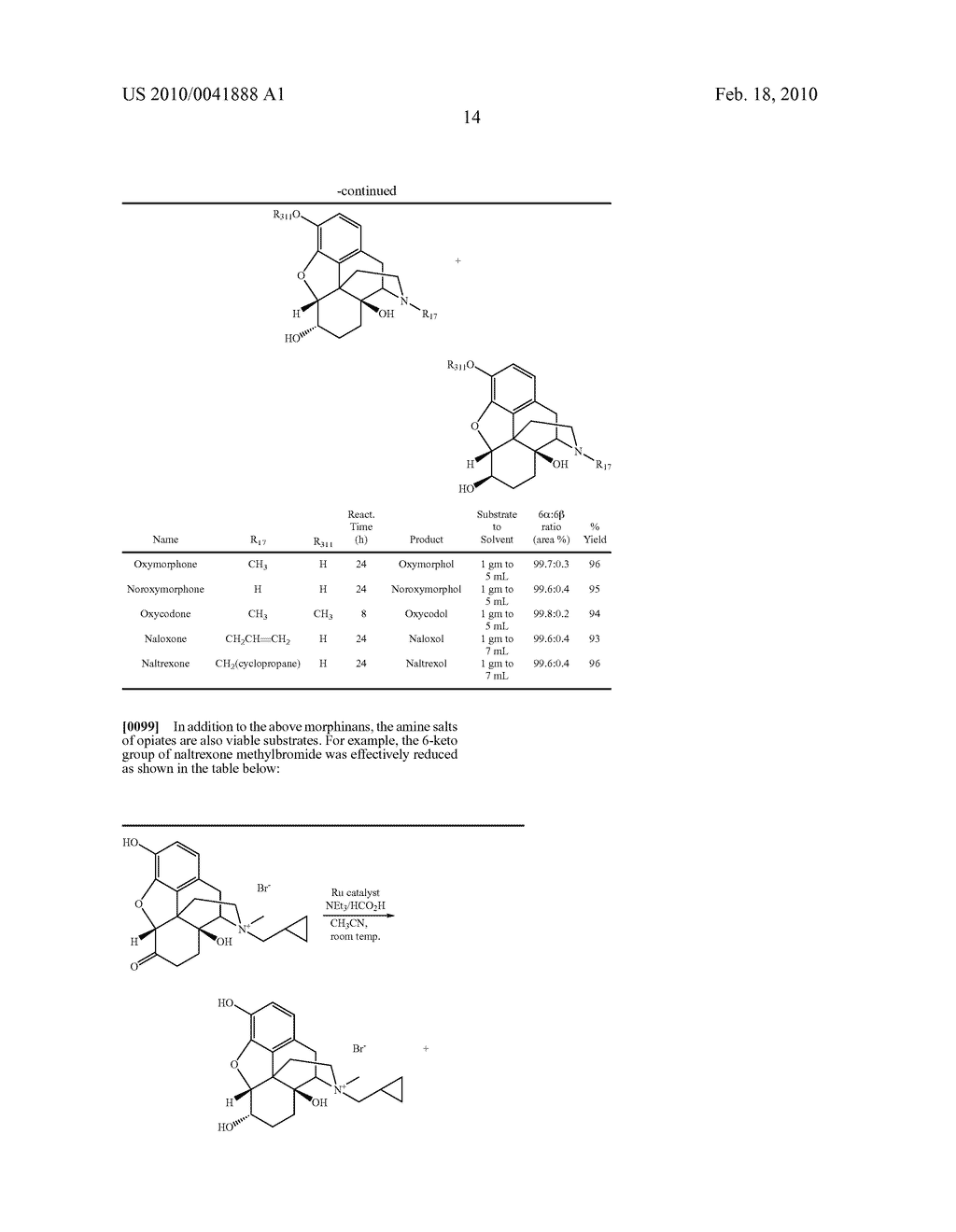 Process for the Preparation of 6-Alpha-Hydroxy-N-Alkylated Opiates - diagram, schematic, and image 15