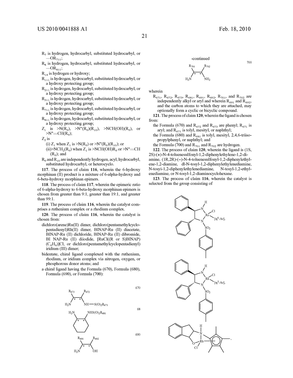 Process for the Preparation of 6-Alpha-Hydroxy-N-Alkylated Opiates - diagram, schematic, and image 22