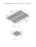 Segmented pneumatic pad regulating pressure upon parts of the body during usage diagram and image