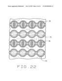 Segmented pneumatic pad regulating pressure upon parts of the body during usage diagram and image