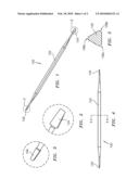 EAR CURETTE WITH TRIANGULAR HANDLE diagram and image