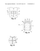 Reinforced molded implant formed of cortical bone diagram and image