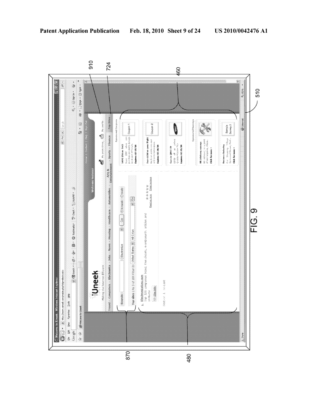 METHOD AND SYSTEM FOR TARGET MARKETING AND CATEGORY BASED SEARCH - diagram, schematic, and image 10