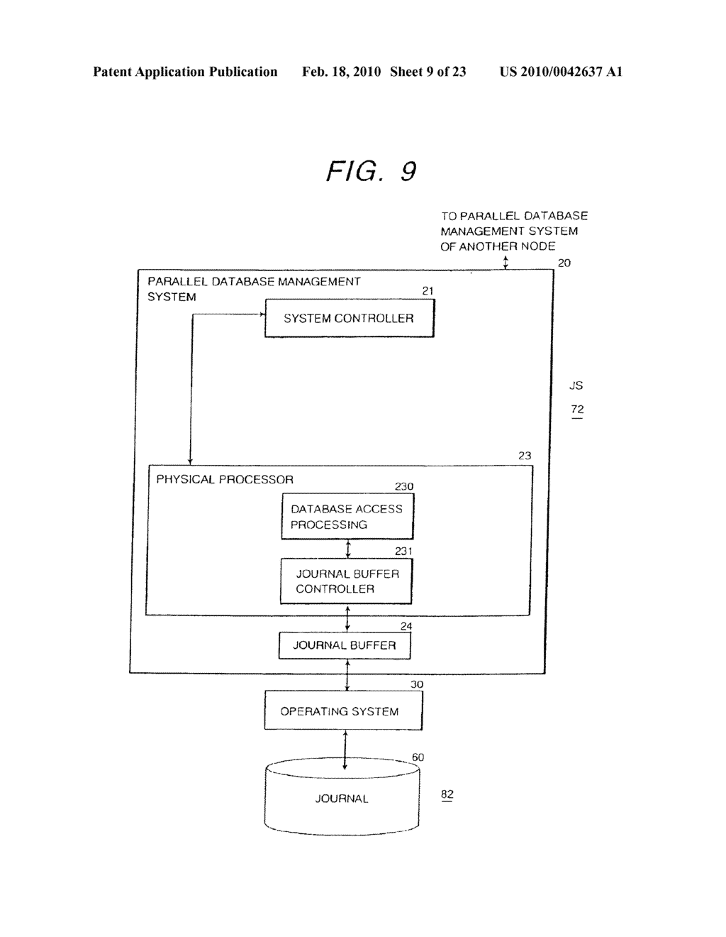 METHOD AND SYSTEM OF DATABASE DIVISIONAL MANAGEMENT FOR PARALLEL DATABASE SYSTEM - diagram, schematic, and image 10