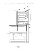 SECONDARY FLUID INFRASTRUCTURE WITHIN A REFRIGERATOR AND METHOD THEREOF diagram and image