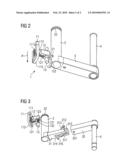 CRANK HANDLE APPARATUS FOR DRAW-OUT CIRCUIT BREAKER diagram and image