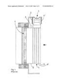 End Part of an Air Dryer, Air Dryer, Method in the End Part of an Air Dryer and Use of Fan diagram and image