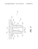Fluid perforating/cutting nozzle diagram and image