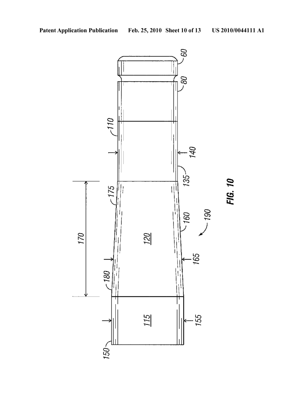 Percussion Drilling Assembly Having Erosion Retarding Casing - diagram, schematic, and image 11