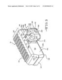 Blow Molded Plastic Interconnection Having a Receiving Section and a Locking Section diagram and image