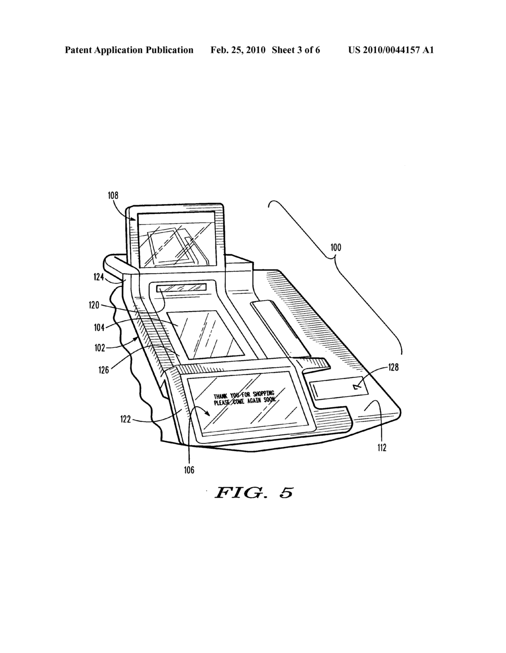 Convertible point-of-sale checkout terminal - diagram, schematic, and image 04