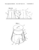 Systems and methods for constraining a can in an upright position diagram and image