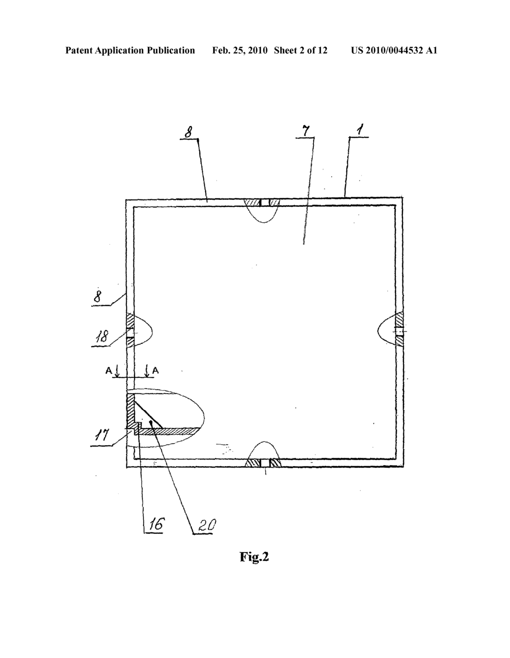 SET OF PARTS FOR INFORMATION STAND - diagram, schematic, and image 03