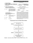 Process for hydrothermal production of sodium silicate solutions and precipitated silicas diagram and image