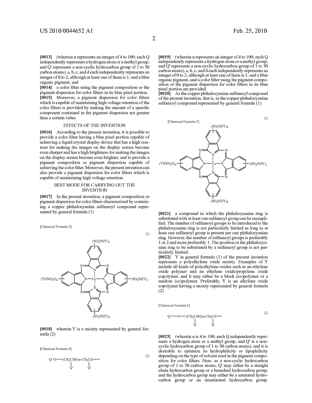 PIGMENT COMPOSITION FOR COLOR FILTER - diagram, schematic, and image 03