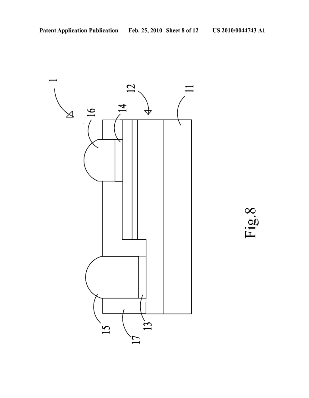 Flip chip light emitting diode with epitaxial strengthening layer and manufacturing method thereof - diagram, schematic, and image 09