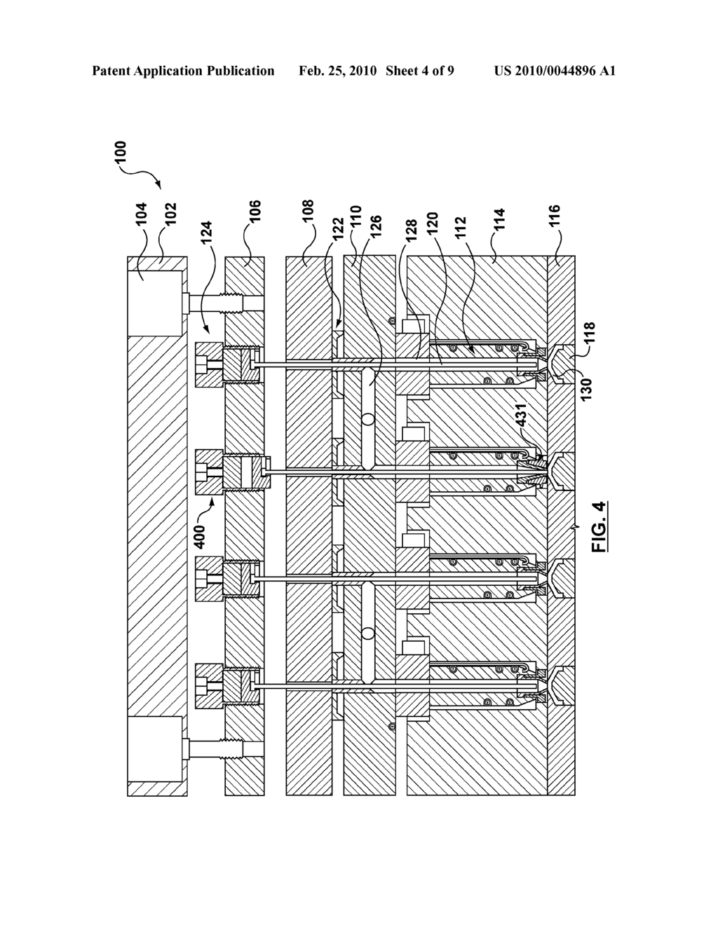 Injection Molding Apparatus Having a Nozzle Tip Component for Taking a Nozzle Out of Service - diagram, schematic, and image 05