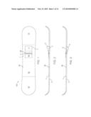 RETRACTABLE BRAKING DEVICE FOR SNOWBOARDS diagram and image
