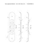 RETRACTABLE BRAKING DEVICE FOR SNOWBOARDS diagram and image