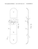 RETRACTABLE BRAKING DEVICE FOR SNOWBOARDS diagram and image