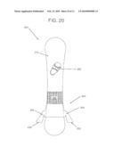 RETRACTABLE BRAKING DEVICE FOR SNOWBOARDS diagram and image