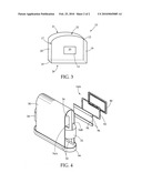 SEAT HEADREST COVER FOR USE AS A DISPLAY DEVICE diagram and image