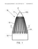 CATHODE FOR DISCHARGE LAMP AND DISCHARGE LAMP USING THE SAME diagram and image