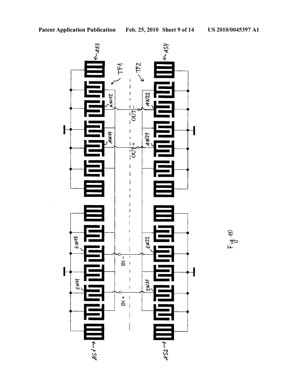 Resonator Filter Working With Surface Acoustic Waves - diagram, schematic, and image 10