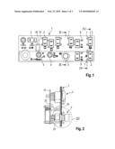 Back-Lit Operating Unit For Construction Machinery diagram and image