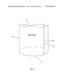 DECORATIVE SLEEVE FOR FLAMELESS CANDLE diagram and image