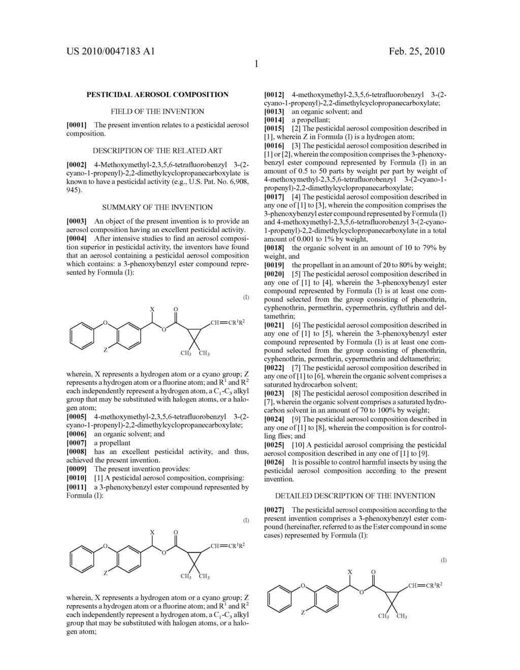 PESTICIDAL AEROSOL COMPOSITION - diagram, schematic, and image 02